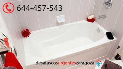 Desatascar bañeras Zaragoza