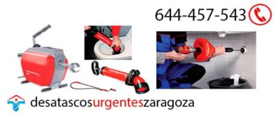 Herramientas desatascar tuberías